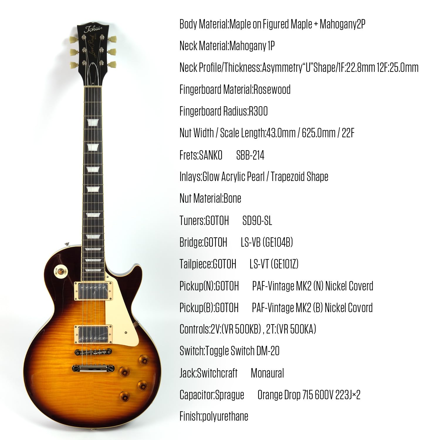 Tokai LS-101F Brown Sunburst(BS) エレキギター Tokai LS-101F Brown Sunburst(BS) エレキギター - メルカリ